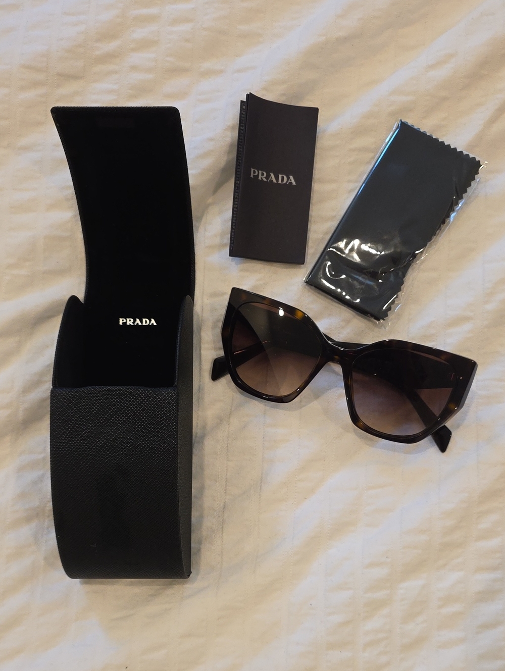 Prada Brown Tortoiseshell Cat-Eye Sunglasses